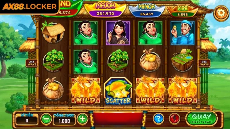 Tận dụng biểu tượng đặc biệt trong game Ăn Khế Trả Vàng AX88
