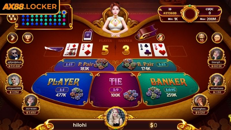 Áp dụng chiến thuật chơi Baccarat AX88 hiệu quả
