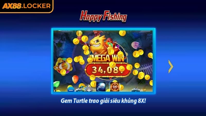 Trải nghiệm không gian đầy sắc màu của đánh cá vui vẻ AX88
