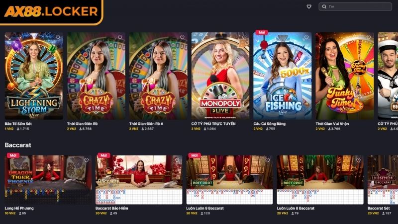 Những tựa game nên trải nghiệm tại sảnh EVO AX88